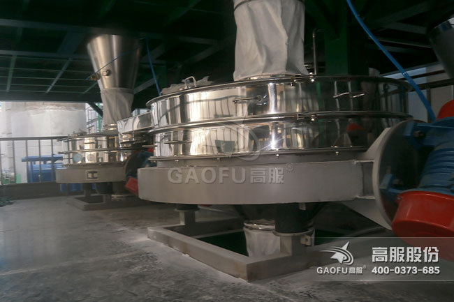 直排筛客户现场