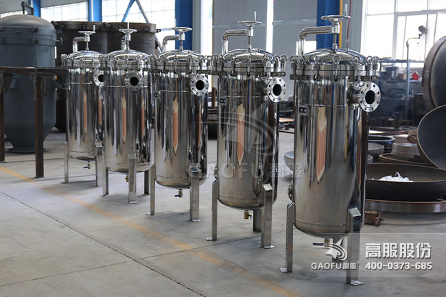 袋式过滤机实景