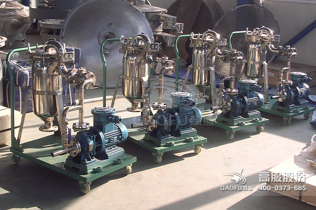 移动过滤机实景