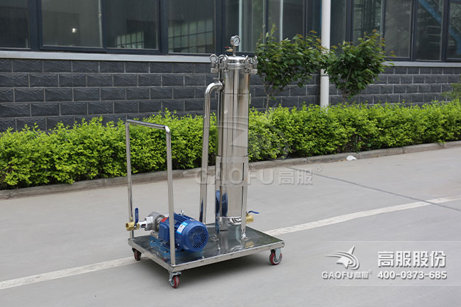 移动过滤机实景