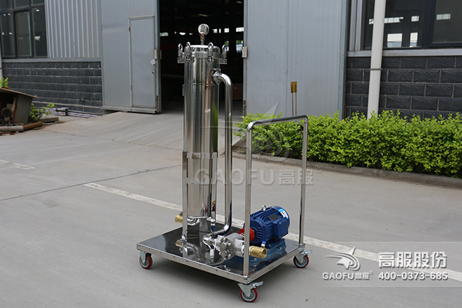 移动过滤机实景