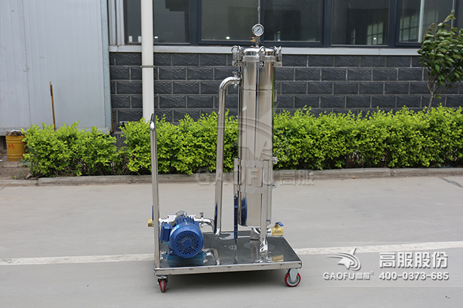 移动过滤机实景