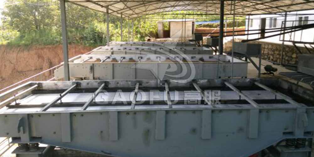 商洛某钒矿厂用草莓视频下载网址脱水筛做尾矿处理，获得高额回报